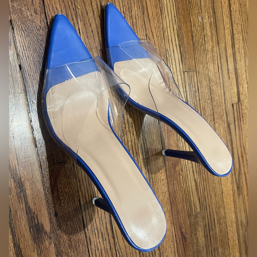 Blue heels